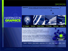 Tablet Screenshot of harringtongraphics.com